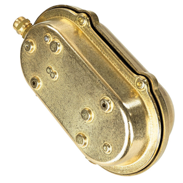 Lampe murale extérieure laiton Maritim ovale IP64 maison porte