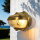 Lampe murale extérieure laiton Maritim ovale IP64 maison porte