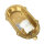 Lampe murale extérieure laiton Maritim ovale IP64 maison porte