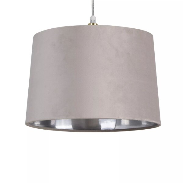 Lampenschirm Samt Nerz Gold E14 E27 Ø30 cm Loft konisch