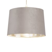 Lampenschirm Samt Nerz Gold E14 E27 &Oslash;30 cm Loft...