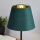 Lampenschirm Samt Smaragdgrün Gold E14 E27 H:15 cm Loft