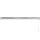 LED Wandlampe 3000K Alu Chrom IP44 90 cm Zugschalter