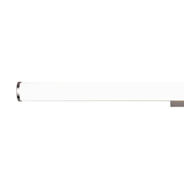 LED Wandleuchte 3000K Metall Chrom IP44 B:90 cm modern