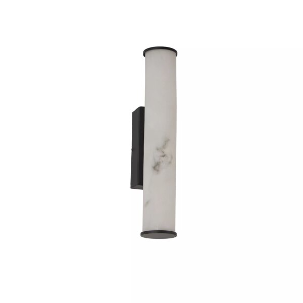 LED Wandleuchte 3000K Harz Schwarz IP44 H:35 cm 1073 lm