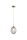 Pendelleuchte Glas Metall Messing E14 Ø16 cm modern