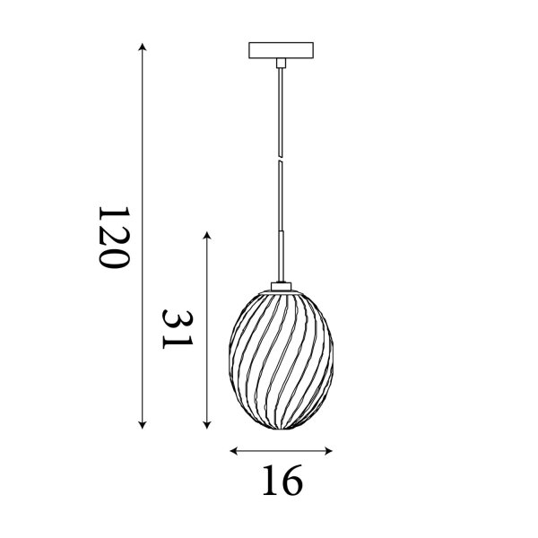 Hängelampe Metall Rauchglas Messing E14 Ø16 cm modern
