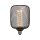 LED Leuchtmittel 1800K Glas Metall Schwarz E27 Ø10 cm