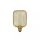 LED Leuchtmittel 1800K Glas Metall Gold E27 Ø10 cm