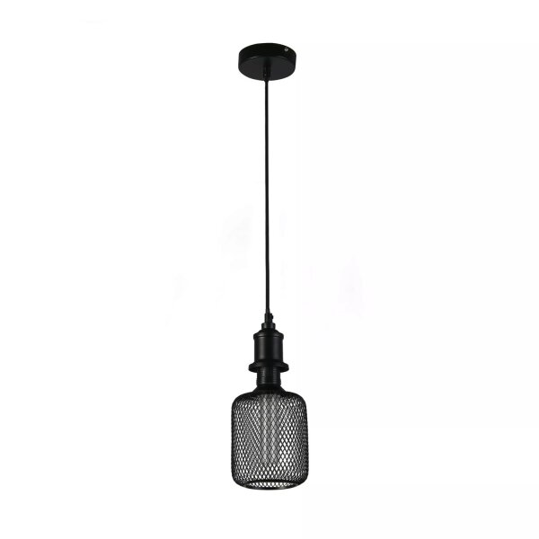 LED Leuchtmittel 2700K Glas Schwarz-Chrom E27 Ø12 cm