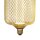 LED Leuchtmittel 2700K Glas Drahtgeflecht Gold E27