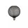 LED Leuchtmittel 4000K Glas Metall Schwarz E27 H:16 cm