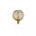 LED Leuchtmittel 4000K Glas Metall Gold E27 H:16 cm