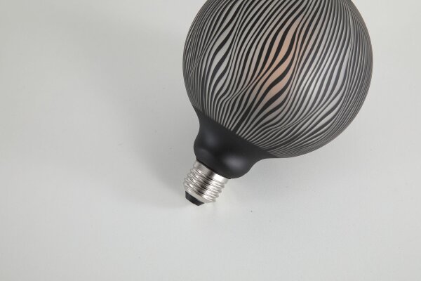 LED Leuchtmittel 1800K Glas Schwarz E27 Industrial