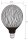 LED Leuchtmittel 1800K Glas Schwarz E27 Industrial