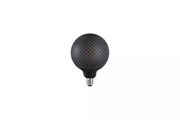 LED Leuchtmittel 1800K Glas Schwarz E27 Ø12,5 cm 100 lm