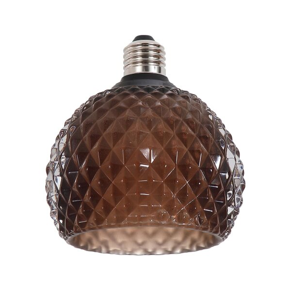 LED Leuchtmittel 2700K Glas Bernstein E27 H:13 cm