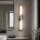 LED Wandleuchte 3000K Glas Bronze Weiß IP44 H:47 cm