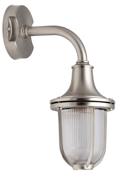 Applique extérieure cour porte dentrée nickel laiton véritable
