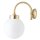Lampe murale ext&eacute;rieure Blanc Laiton v&eacute;ritable IP43 Maison Balcon