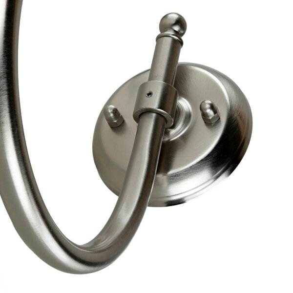 Applique résistante aux intempéries VERIA Nickel Blanc en laiton