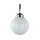 Applique résistante aux intempéries VERIA Nickel Blanc en laiton