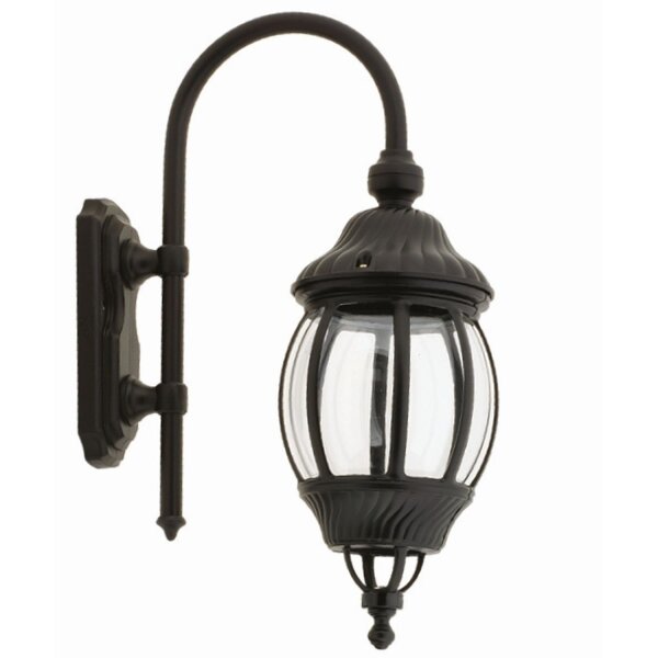 Lampe dextérieur nostalgique Applique murale AILEAN Noir IP23