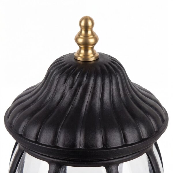 Lampe dextérieur nostalgique Applique murale AILEAN Noir IP23