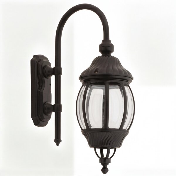 Lampe dextérieur nostalgique Applique murale AILEAN Noir IP23