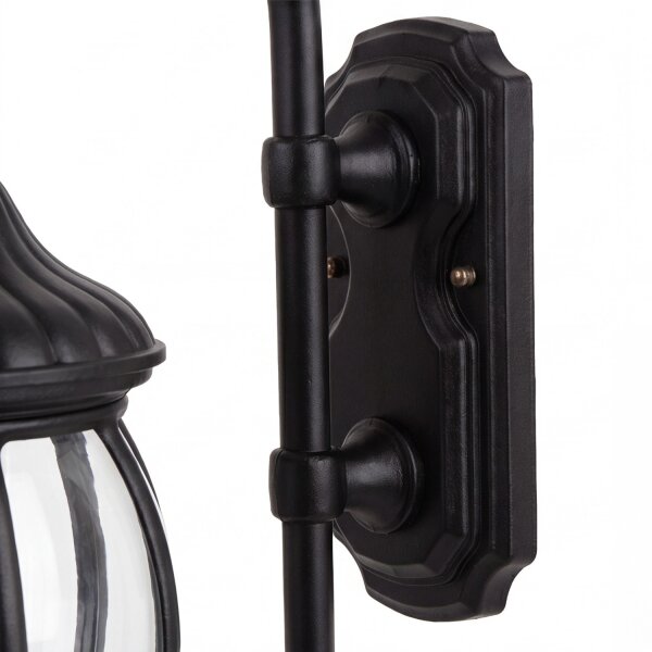 Lampe dextérieur nostalgique Applique murale AILEAN Noir IP23