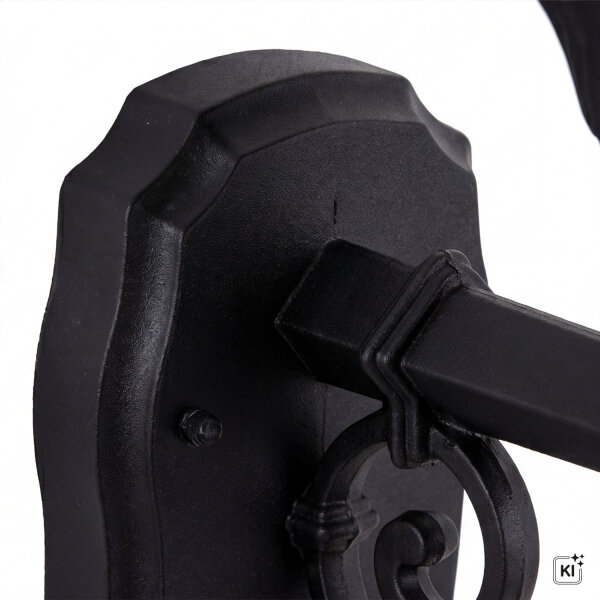 Elégante lampe dextérieur noire 56 cm protégée contre la pluie