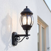 El&eacute;gante lampe dext&eacute;rieur noire 56 cm...