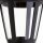 Lampe dextérieur noire antique Rustique IP44 aluminium