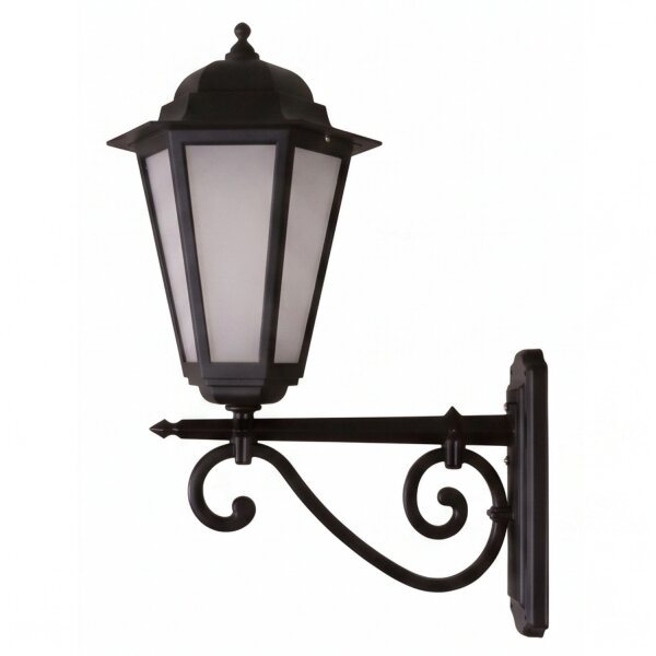 Lanterne murale rustique BRIANA Noir H:80cm grande