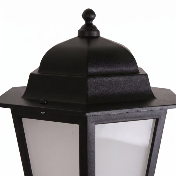 Lanterne murale rustique BRIANA Noir H:80cm grande