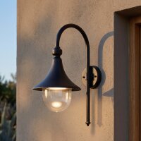 Applique extérieure Noir Rustique IP43 E27 CELESTE