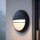 Lampe dextérieur ronde noire Ø26cm IP44 noir aluminium