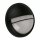 Lampe dextérieur ronde noire Ø26cm IP44 noir aluminium