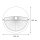 Lampe dextérieur ronde noire Ø26cm IP44 noir aluminium