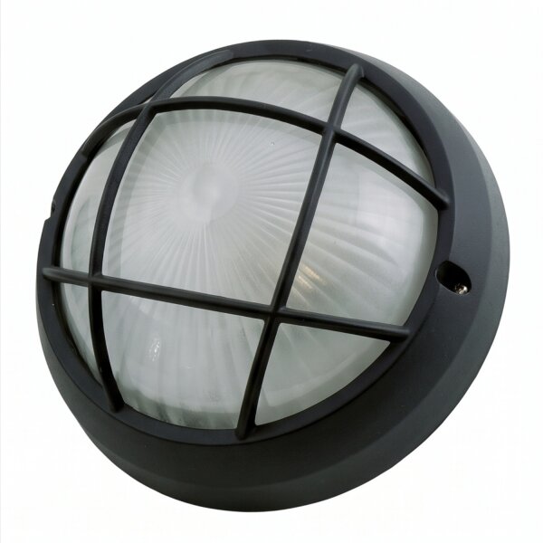 Lampe murale extérieure Ø19cm aluminium IP44 Maritim Bullauge