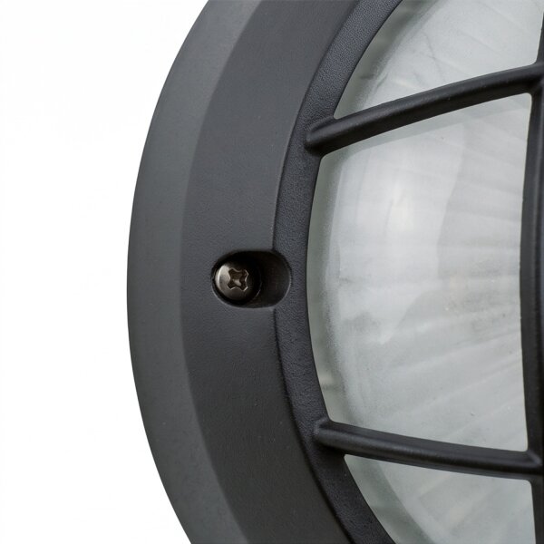 Lampe murale extérieure Ø19cm aluminium IP44 Maritim Bullauge