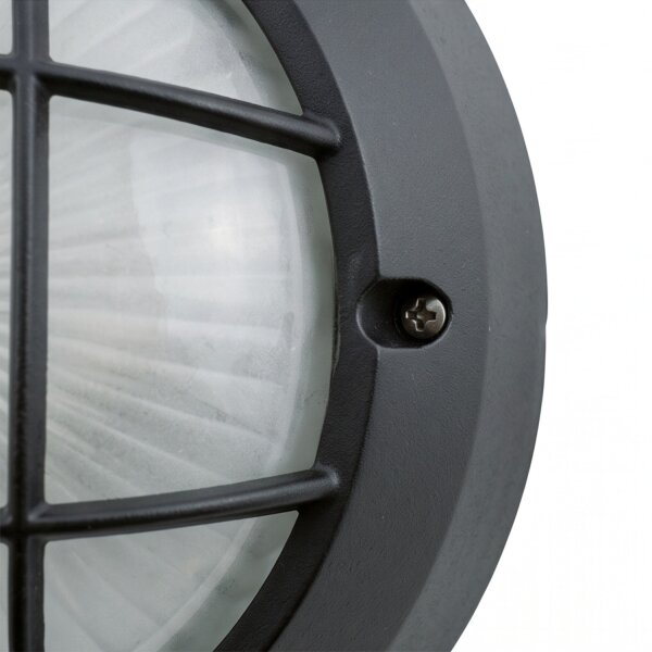 Lampe murale extérieure Ø19cm aluminium IP44 Maritim Bullauge