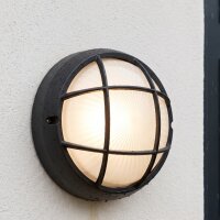 Lampe murale extérieure Ø19cm aluminium...