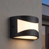 Applique Ext&eacute;rieur Noir Blanc IP44 polyvalent E27