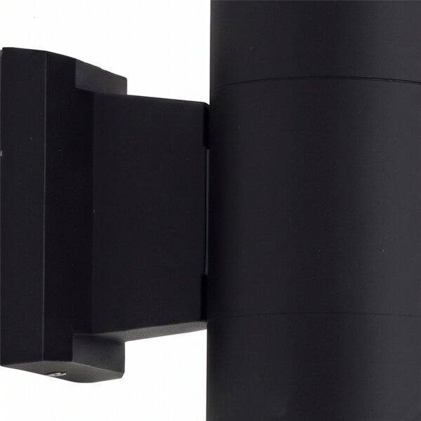 Up Down luminaire extérieur noir IP54 aluminium E27