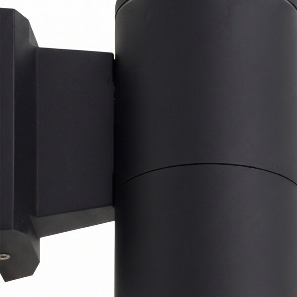Lampe dextérieur noir IP54 aluminium E27 Moderne DURSENS