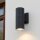 Lampe dextérieur noir IP54 aluminium E27 Moderne DURSENS