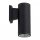 Lampe dextérieur noir IP54 aluminium E27 Moderne DURSENS
