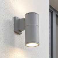 Applique ext&eacute;rieure IP54 Aluminium Gris E27...