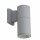 Applique extérieure IP54 Aluminium Gris E27 Moderne DURSENS